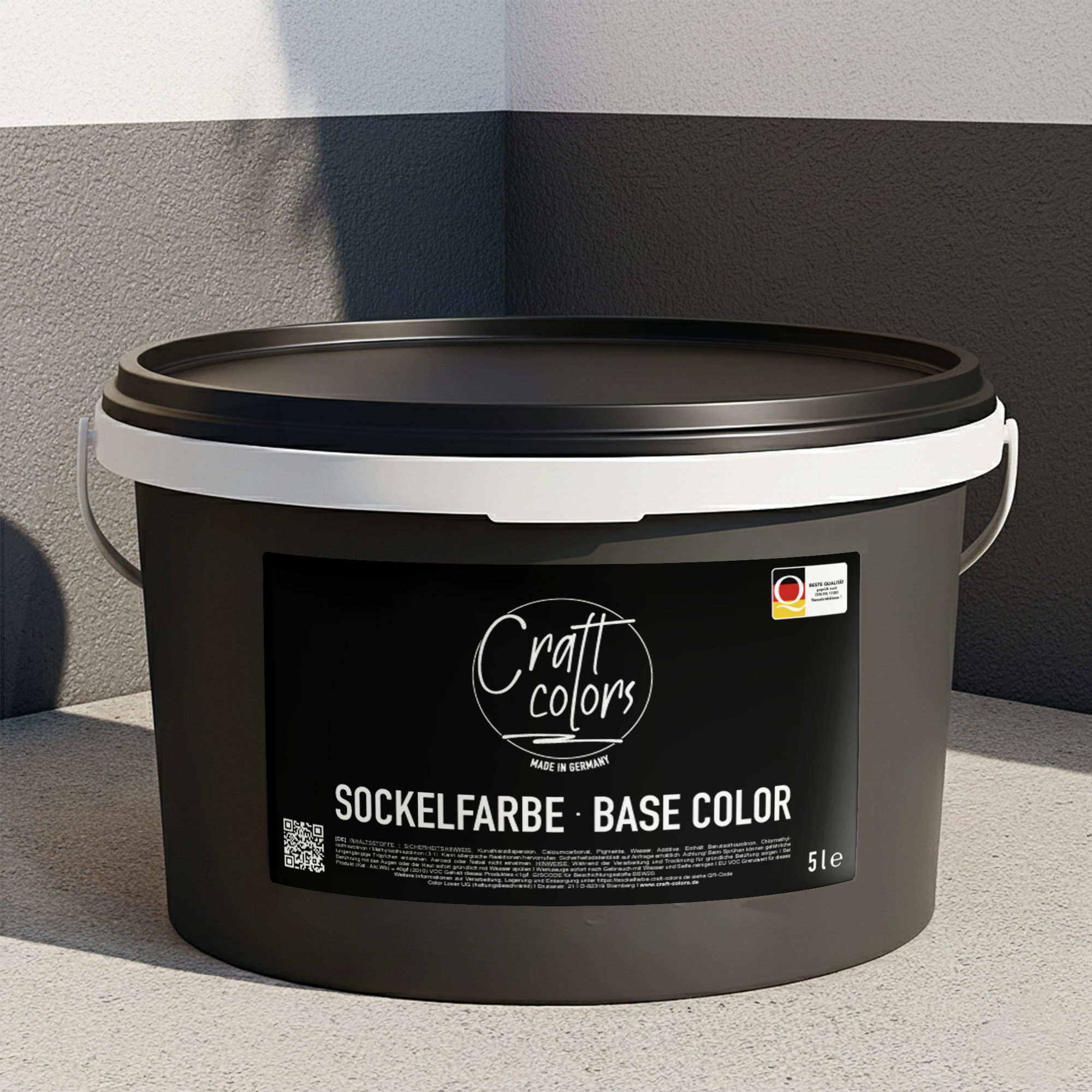 Sockelfarbe / Fassadenfarbe 5L | Anthrazit