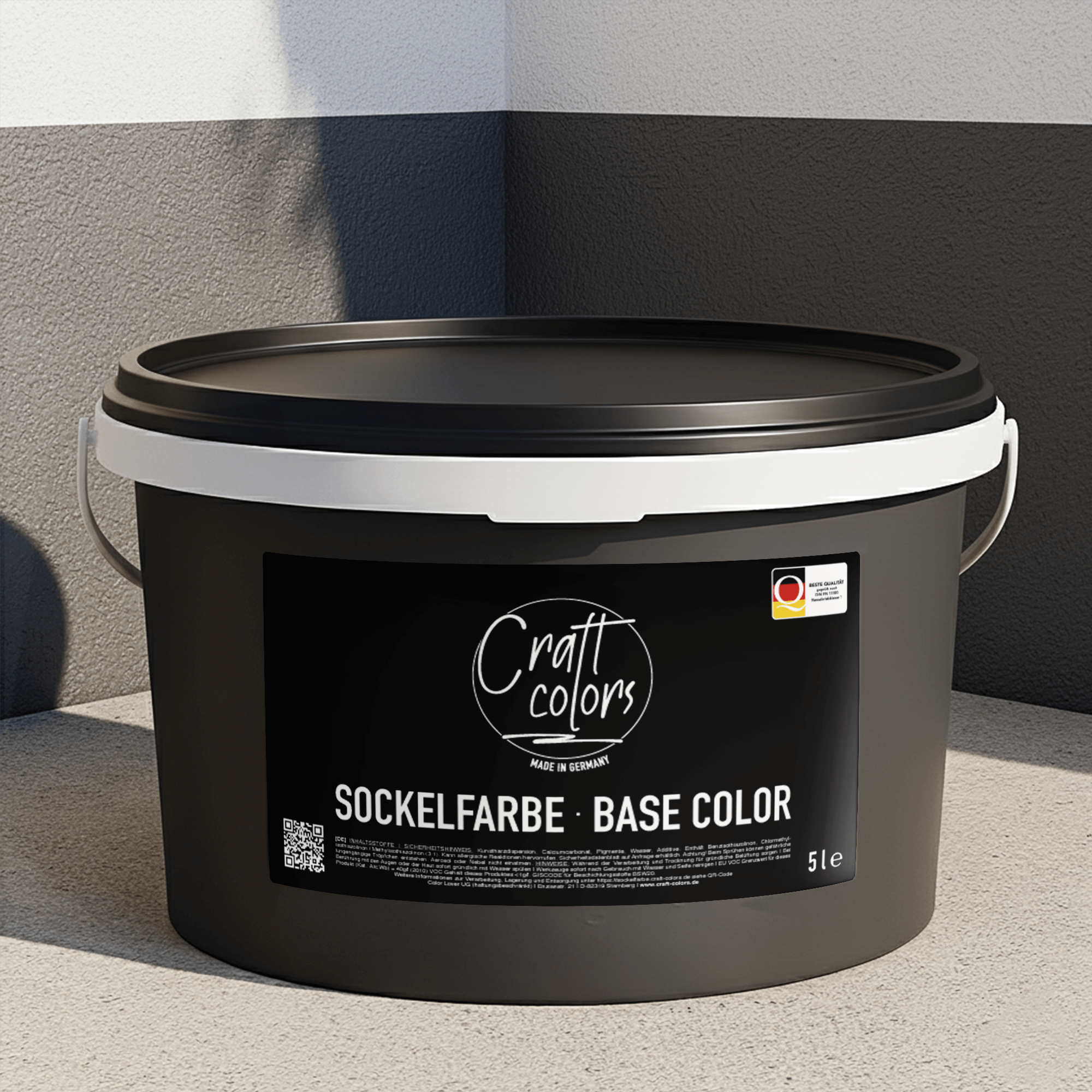Sockelfarbe / Fassadenfarbe 5L | Anthrazit