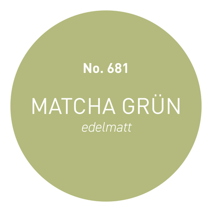 5L Wandfarbe edelmatt Matcha Grün No. 681 Design Collection - Craft Colors