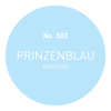 Wandfarbe Prinzenblau No. 502 in edelmatte Oberfläche, Teil der Craft colors Design Collection.