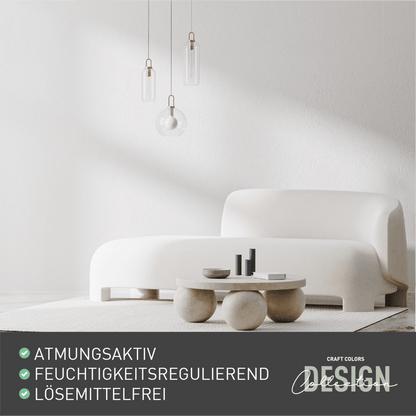 5L Wandfarbe edelmatt weiß No. 901 Design Collection - Craft Colors