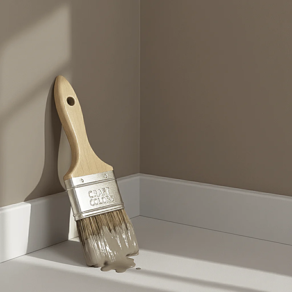 Wandfarbe Taupe  Betongrau No. 962 matt Strong+ ( 5L ) Nassabriebklasse 1