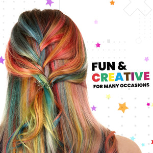 
                  
                    Haarkreide-Stifte für jung und alt. 10 bunte auswaschbare Haarfärbe-Stifte, für Temporäre Einfärbung, bunte Haare für Fasching, Karneval, Halloween Haarkreide Farbe
                  
                