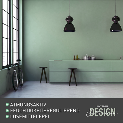 Wandfarbe edelmatt Salbeigrün No. 640 Design Collection 5L - Craft Colors