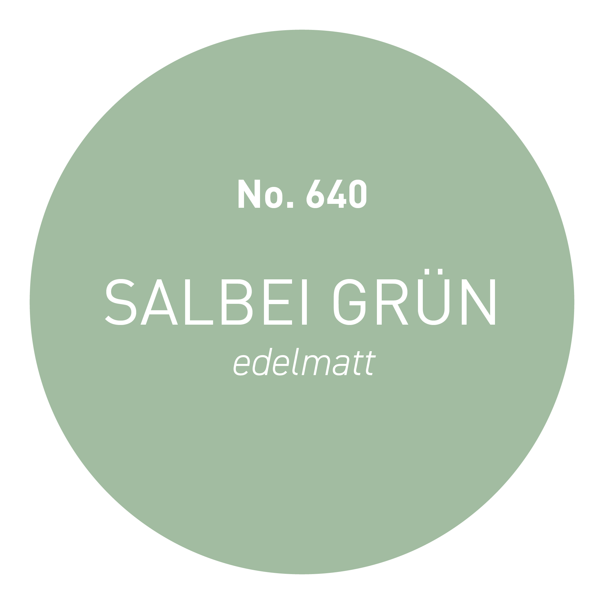 Wandfarbe edelmatt Salbeigrün No. 640 Design Collection 5L - Craft Colors