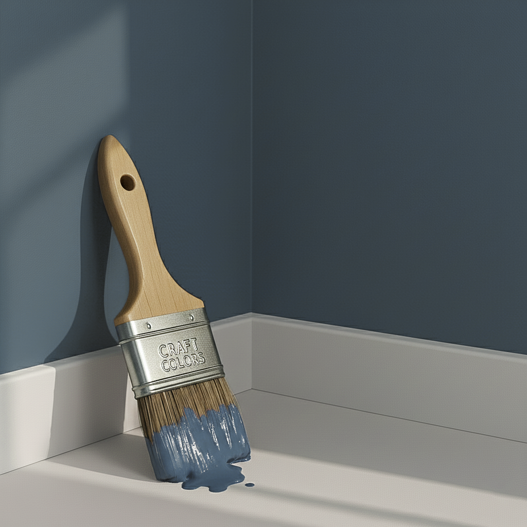 Wandfarbe Blaugrau / Basaltblau No. 961 Strong+ ( 5L ) Nassabriebklasse 1