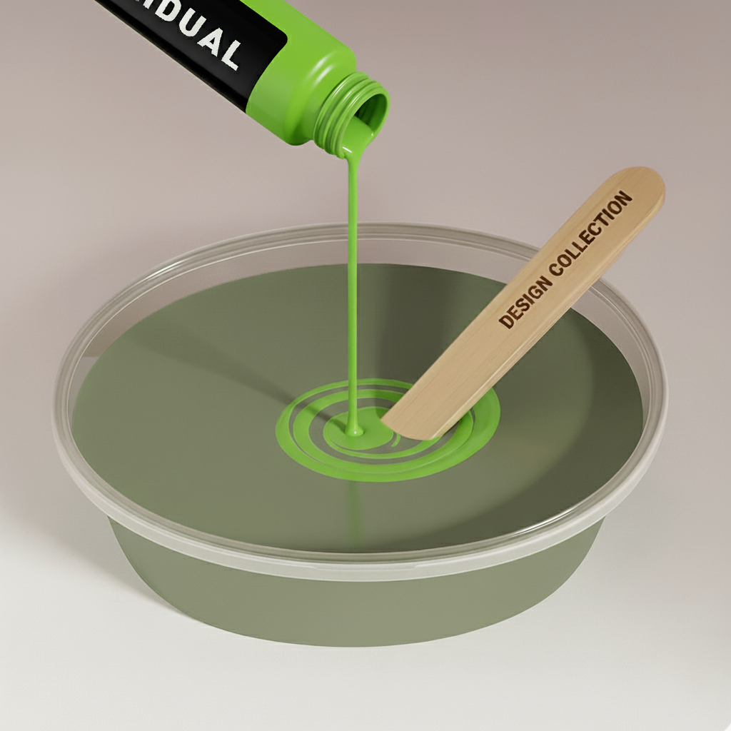 Wandfarbe Blaßgrün No. 647.mix Individual ( 5,25 L) edelmatt