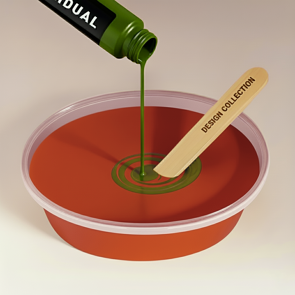 Wandfarbe Rostrot No. 285.mix Individual ( 5,25 L) edelmatt