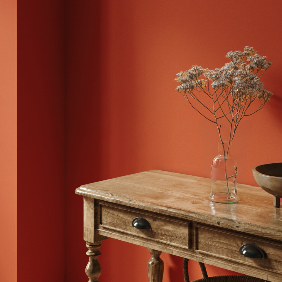 Wandfarbe Rostrot No. 285.mix Individual ( 5,25 L) edelmatt