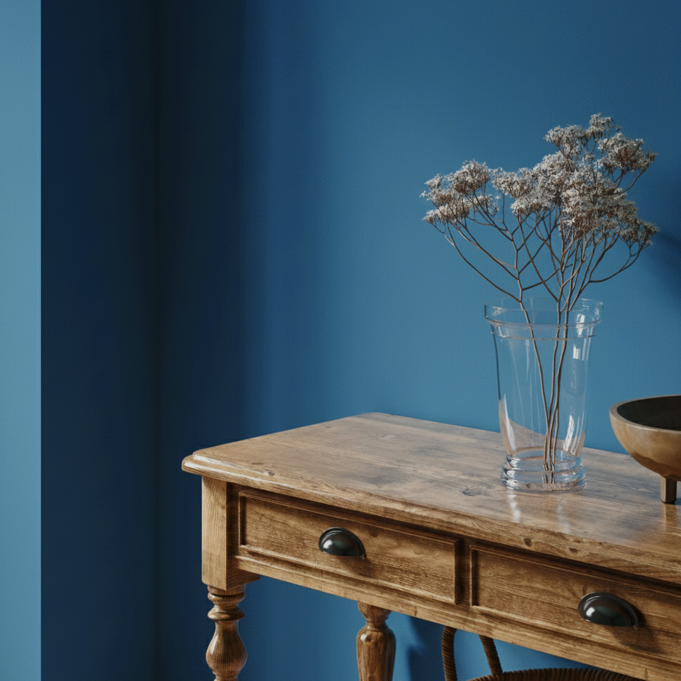 Wandfarbe Saphierblau No. 353 Design Collection ( 5L ) edelmatt