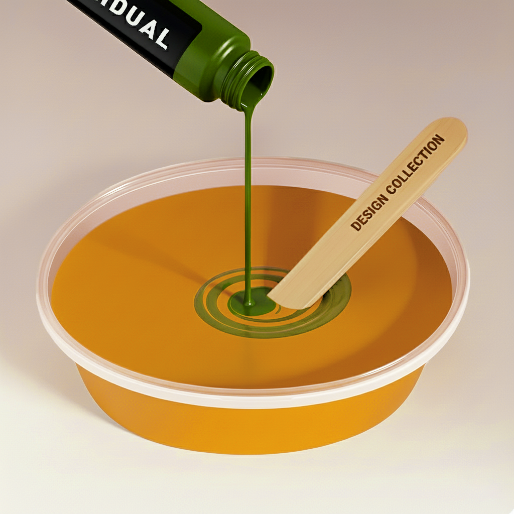 Wandfarbe Senfgelb No. 265.mix Individual ( 5,25 L) edelmatt