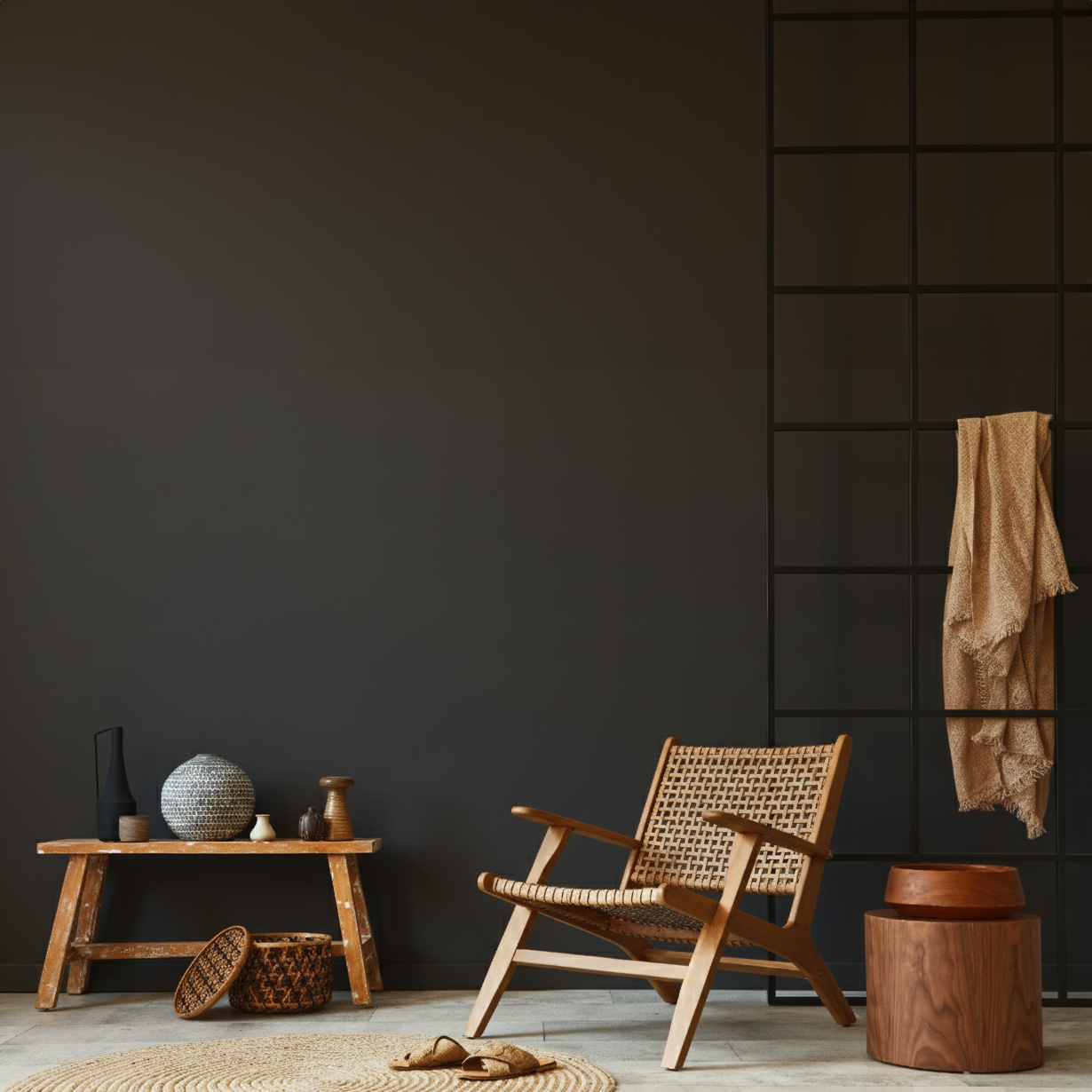 Wandfarbe Anthrazit No. 963  matt Strong+ ( 5L ) Nassabriebklasse 1