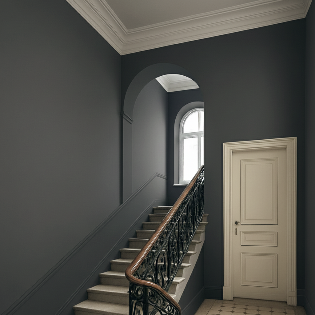 Wandfarbe Schiefer No. 791 matt Strong+ ( 5L ) Nassabriebklasse 1