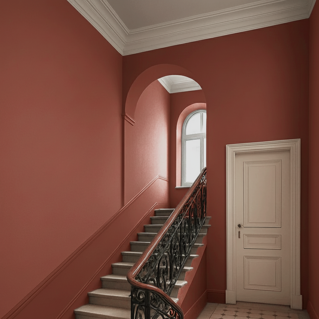 Wandfarbe Terracotta Rot No. 460 matt Strong+ Nassabriebklasse 1, ( 5L )