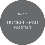 5L Wandfarbe edelmatt dunkle grau, Made in Germany, No.787 Design Collection - Craft Colors