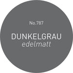 5L Wandfarbe edelmatt dunkle grau, Made in Germany, No.787 Design Collection - Craft Colors