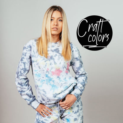 Batik Set, 24 x leuchtende Batikfarben inkl. Zubehör - Craft Colors