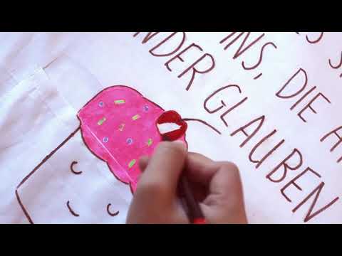 Craft colors® Textilstifte Set, 20 x Textilmarker, waschmaschinenfest