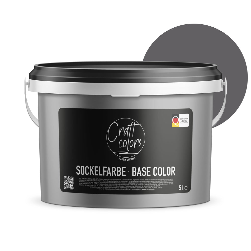 Sockelfarbe 5L | Schiefer - Craft Colors