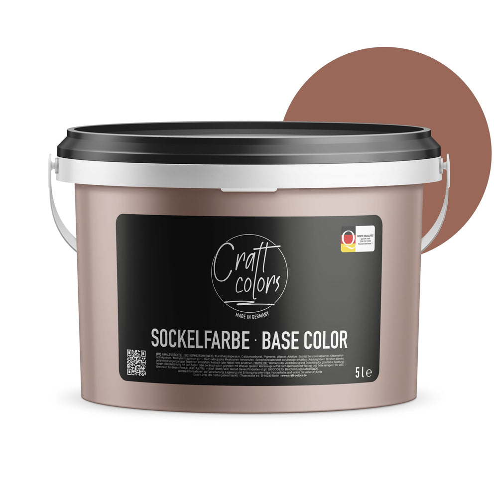
                  
                    Sockelfarbe Nassabriebklasse 1 | Made in Germany | 5L - Craft Colors
                  
                